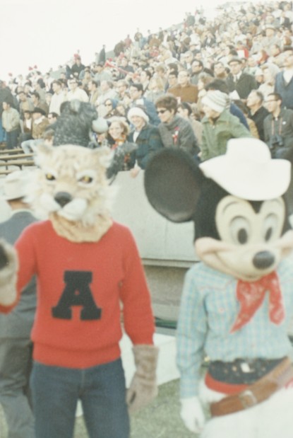 Wilbur and Wilma Wildcat through the years